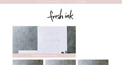 Desktop Screenshot of freshinkstyle.com
